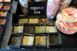 The Aroma Bar has more loose leaf teas on display than you ever knew existed
