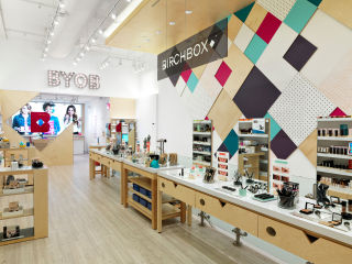 Birchbox reinvents traditional beauty retailing by merchandising according to category, not brand