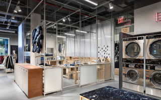 American Eagle's studio concept - featuring product collaborations, personalisation and even a complimentary launderette for local NYU students
