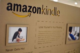 Great storytelling at this Amazon Kindle Pop Up