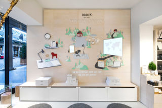 An “our story” wall, with narration from founder Kristina Karlsson, explores the brand’s origins.