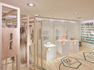 The ‘Conscious Lounge’ pop-up raised awareness about the H&M's sustainable fashion credentials.

