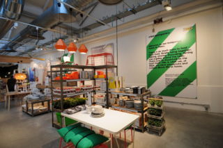 Part store, part restaurant, part concept, the pop-up offers design ideas along with purchasing functionality.