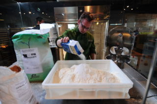 A new bread-making area emphasises the brand’s shift to from-scratch, made-to-order cooking.