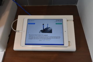 iPads display product information, as well as pricing and purchasing information – in-store and online.