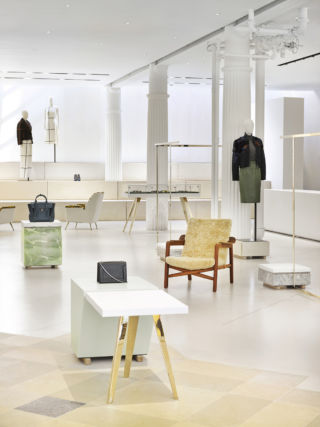 Combining a diverse mix of materials and furnishings to create a seemingly effortless, yet beautiful space for Phillip Lim