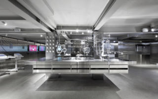Filter Space Seoul, Dr Jart+'s mixes the laboratory with industrial structures for their 'healthy beauty' concept