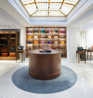 Luxury finishes of the fixtures and furnishings for William & Sons, even down to the detailing of the skylight