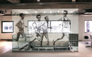 The consultancy does a great job of optimising the use of graphics to tell the brand story - ASICS