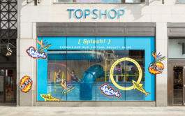 Awarded best window display, by Frame - Top Shop, Splash! campaign