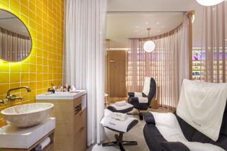 Customers can enjoy massages, facials and other beauty treatments.