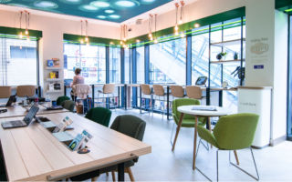Lloyds Bank Business Hub provides local start up businesses with specialist help and a professional space in which they can work and network