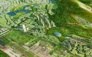 One of the consultancy's futuristic urban planning projects