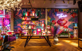 Introducing the brand to a younger audience, Rituals has designed a new colourful range for teens inspired by the Indian festival of Holi, with a backdrop crated by artist Vanni Soru. 