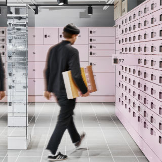 With 600 lockers, Box by Post boasts the world's largest locker room.