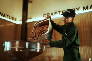 Every stage of the chocolate making process is on show. Photo Siddharth Govindan