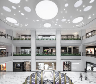 Sybarite's 10+ year relationship with SKP began with their transformation of an old mall into the world's premier luxury department store here in Beijing. Photo by Edmon Leong.