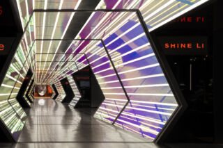 The Time Tunnel at the fabulous SKP-S Xian, the world's biggest department store. Photo by Boris Shiu.